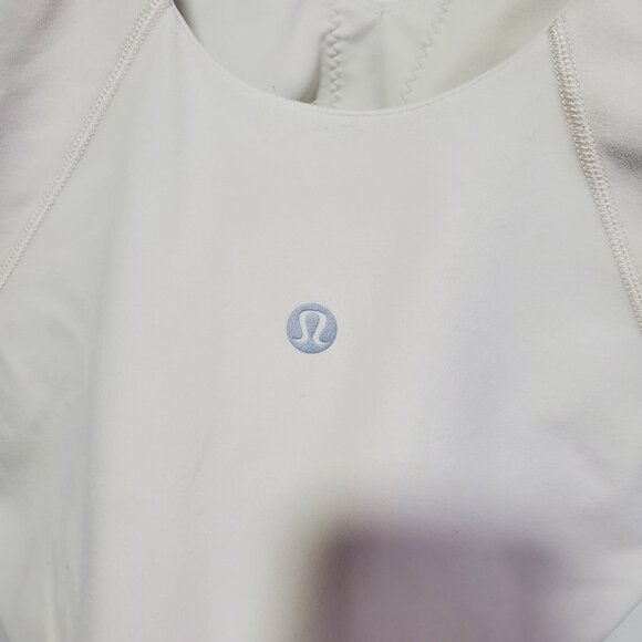 LULULEMON Align Tank Top Nulu Cropped Gym Yoga Bone Ivory Women's 6, AB Cups - Picture 8 of 13